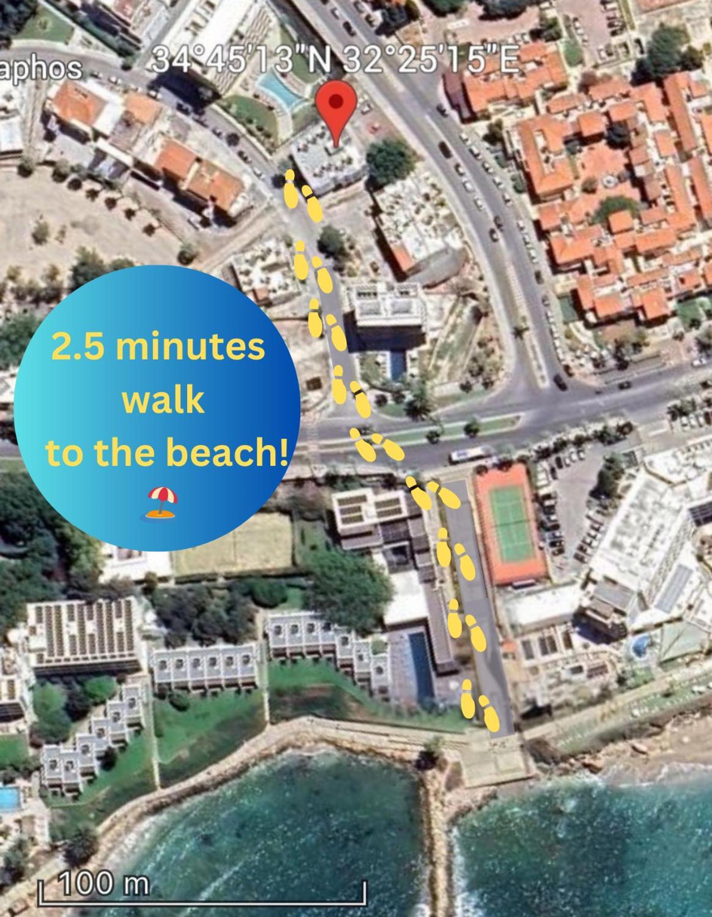 Dreamy 2 Bed Apartment By The Sea Pafos Exterior foto